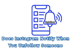 Does Instagram notify when you unfollow — showing Instagram profile with Follow button and notification settings screen