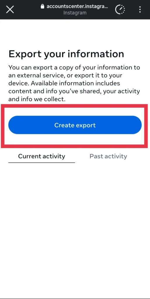 Instagram followers tracker interface screenshot